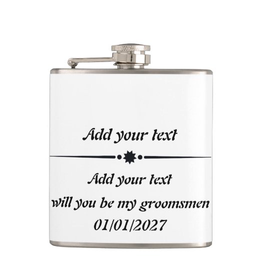 vinylomhulling heupfles (Voorkant)