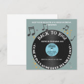 Vinylplaat 60ste Verjaardagsfeest Kaart (Voorkant / Achterkant)
