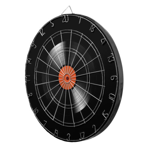 Vinylplaat Dartbord (Voorkant Rechts)