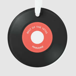 Vinylplaat enig "45"-vormig acrylhoudend Ornament