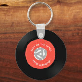 Vinylplaat enkele "45"-Sleutelhanger Sleutelhanger (Achterkant)