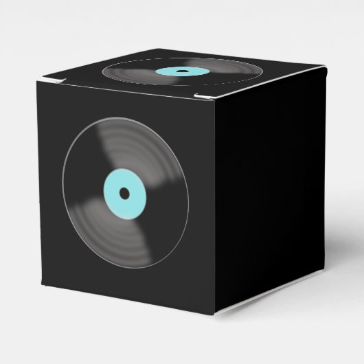 Vinylplaat Favor Dozen Bedankdoosjes (Voorkant Zijde)