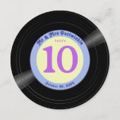 Vinylplaat Groovy Periwinkle Tafelnummer (Achterkant)