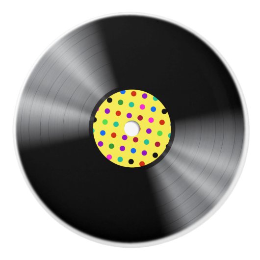 Vinylplaat keramische knop (Voorkant)