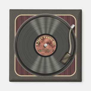 vinylplaat magneet
