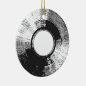 Vinylplaat met fotokeramisch siermiddel keramisch ornament (Rechts)