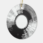 Vinylplaat met fotokeramisch siermiddel keramisch ornament (Links)