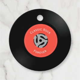 Vinylplaat-ontwerpventilatortag Bedankjes Labels