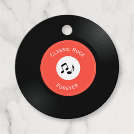 Vinylplaat-ontwerpventilatortag Bedankjes Labels