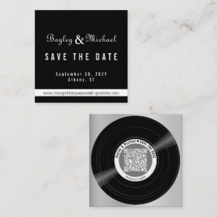 Vinylplaat QR-code 10 bijgevoegde kaarten