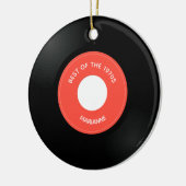 Vinylplaat Single "45" Design Ceramic Ornament (Links)