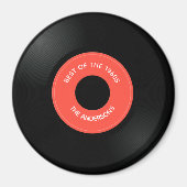 Vinylplaat Single "45" Design Magnet (Voorkant)