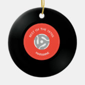Vinylplaat Single 45-rpm design keramisch Ornament (Voorkant)