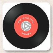 Vinylplaat Single "45"-tapedrager Bier Onderzetter (Voorkant)