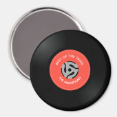 Vinylplaat Single Design Magnet (Voorkant / Achterkant)