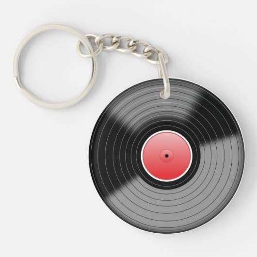 Vinylplaat Sleutelhanger (Voorkant)