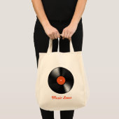 Vinylplaat Tote Bag (Voorkant (product))