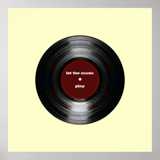 vinylplaat voor muren poster (Voorkant)