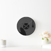 Vinylplaat wandklok (Huis)