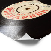 Vinylplaten Achtergrond Foto Afdruk (Hoek)