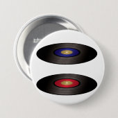 Vinylplaten Knop Ronde Button 7,6 Cm (Voorkant /achterkant)