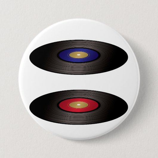 Vinylplaten Knop Ronde Button 7,6 Cm (Voorkant)