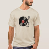 vinylplatenspelers t-shirt (Voorkant)