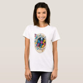 vinylplatenspinnen t-shirt (Voorkant volledig)