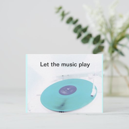 Vinylpost Briefkaart (Staand voorkant)