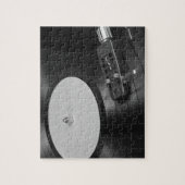Vinylrecord afspelen op overzicht Platenspeler Legpuzzel (Verticaal)