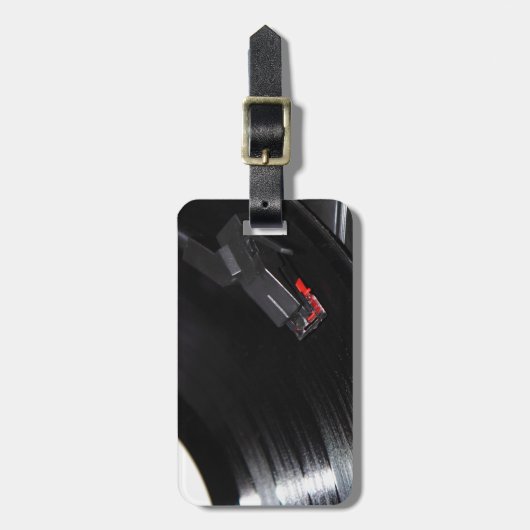Vinylrecord Bagagelabel (Voorkant verticaal)