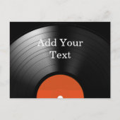 Vinylrecord Briefkaart (Voorkant)