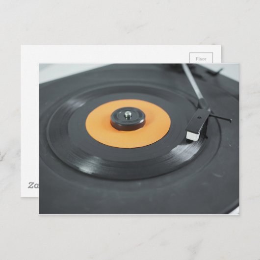Vinylrecord Briefkaart (Voorkant / Achterkant)