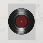 vinylrecord briefkaart (Voorkant)