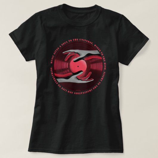 Vinylrecord - Carvera T-shirt (Design voorkant)