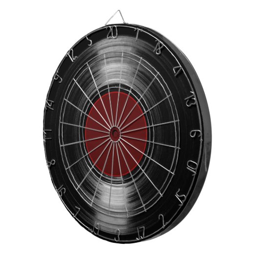 vinylrecord dartbord (Voorkant Rechts)