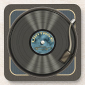  vinylrecord drankjes onderzetter (Voorkant)