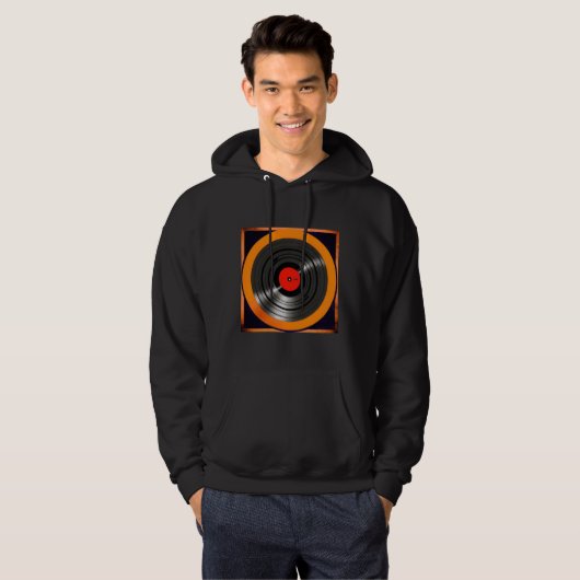 Vinylrecord Hoodie (Voorkant volledig)