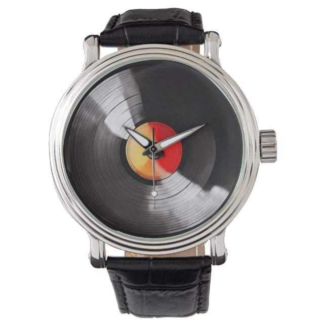 Vinylrecord Horloge (Voorkant)