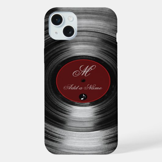 vinylrecord iPhone hoesje (Achterkant)