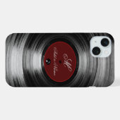 vinylrecord iPhone hoesje (Achterkant horizontaal)