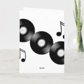 Vinylrecord Kaart (Achterkant)