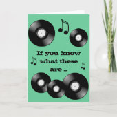 Vinylrecord Kaart (Voorkant)