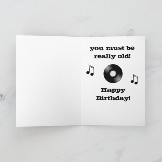 Vinylrecord Kaart (Binnen)