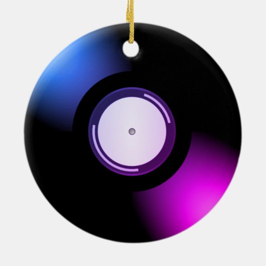 Vinylrecord Keramisch Ornament (Achterkant)