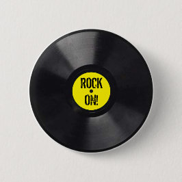 Vinylrecord Ronde Button 5,7 Cm