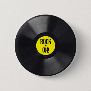 Vinylrecord Ronde Button 5,7 Cm