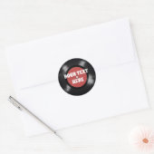 vinylrecord ronde sticker (Envelop)