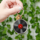 Vinylrecord Sleutelhanger (Hand)