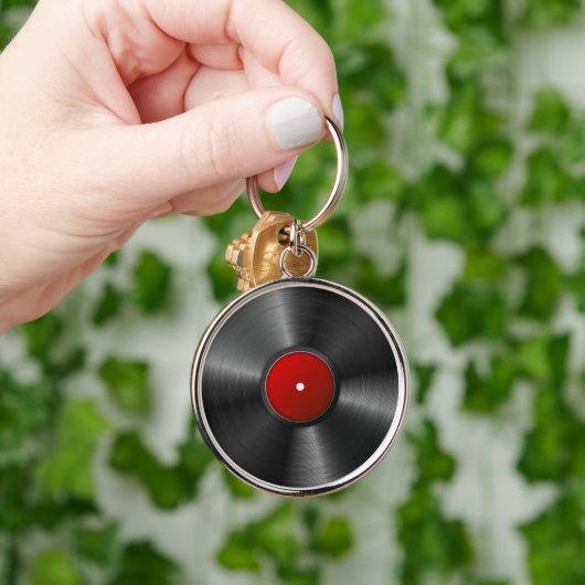Vinylrecord Sleutelhanger (Hand)